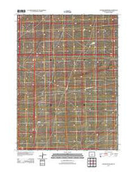 Sooner Reservoir Wyoming Historical topographic map, 1:24000 scale, 7.5 X 7.5 Minute, Year 2012