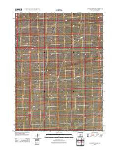 Sooner Reservoir Wyoming Historical topographic map, 1:24000 scale, 7.5 X 7.5 Minute, Year 2012