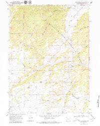 South Mountain Wyoming Historical topographic map, 1:24000 scale, 7.5 X 7.5 Minute, Year 1968