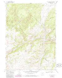 South Mountain Wyoming Historical topographic map, 1:24000 scale, 7.5 X 7.5 Minute, Year 1968