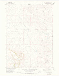 South Oat Creek Wyoming Historical topographic map, 1:24000 scale, 7.5 X 7.5 Minute, Year 1978