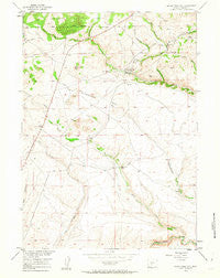 South Pass City Wyoming Historical topographic map, 1:24000 scale, 7.5 X 7.5 Minute, Year 1953