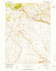 South Pass City Wyoming Historical topographic map, 1:24000 scale, 7.5 X 7.5 Minute, Year 1953