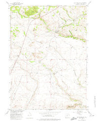 South Pass City Wyoming Historical topographic map, 1:24000 scale, 7.5 X 7.5 Minute, Year 1953