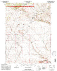 South Pass City Wyoming Historical topographic map, 1:24000 scale, 7.5 X 7.5 Minute, Year 1991