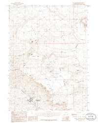 South Superior Wyoming Historical topographic map, 1:24000 scale, 7.5 X 7.5 Minute, Year 1986