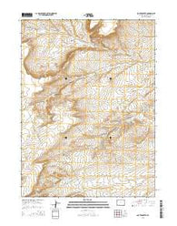 South Baxter Wyoming Current topographic map, 1:24000 scale, 7.5 X 7.5 Minute, Year 2015
