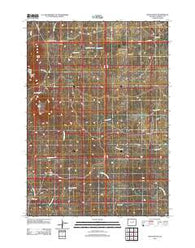South Butte Wyoming Historical topographic map, 1:24000 scale, 7.5 X 7.5 Minute, Year 2012