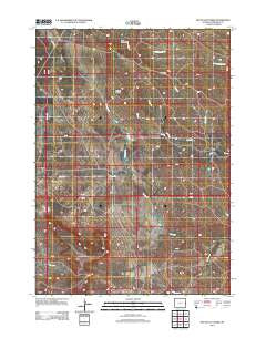 South Oat Creek Wyoming Historical topographic map, 1:24000 scale, 7.5 X 7.5 Minute, Year 2012