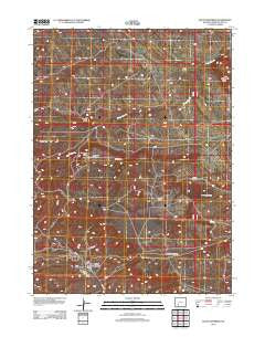 South Superior Wyoming Historical topographic map, 1:24000 scale, 7.5 X 7.5 Minute, Year 2012