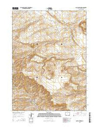 South Superior Wyoming Current topographic map, 1:24000 scale, 7.5 X 7.5 Minute, Year 2015