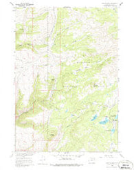 Spanish Point Wyoming Historical topographic map, 1:24000 scale, 7.5 X 7.5 Minute, Year 1960