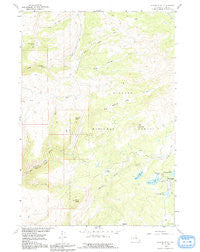 Spanish Point Wyoming Historical topographic map, 1:24000 scale, 7.5 X 7.5 Minute, Year 1960