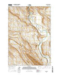 Spence Wyoming Current topographic map, 1:24000 scale, 7.5 X 7.5 Minute, Year 2015