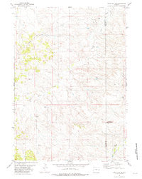 Split Hill SW Wyoming Historical topographic map, 1:24000 scale, 7.5 X 7.5 Minute, Year 1981