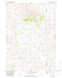 Split Hill Wyoming Historical topographic map, 1:24000 scale, 7.5 X 7.5 Minute, Year 1981