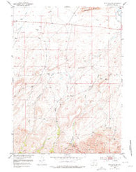 Split Rock NW Wyoming Historical topographic map, 1:24000 scale, 7.5 X 7.5 Minute, Year 1951