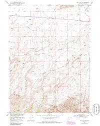 Split Rock NW Wyoming Historical topographic map, 1:24000 scale, 7.5 X 7.5 Minute, Year 1951
