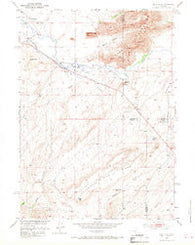 Split Rock Wyoming Historical topographic map, 1:24000 scale, 7.5 X 7.5 Minute, Year 1951