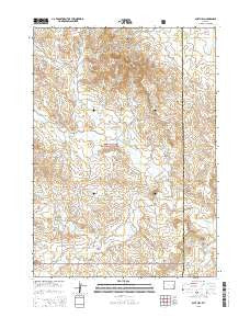 Split Hill Wyoming Current topographic map, 1:24000 scale, 7.5 X 7.5 Minute, Year 2015