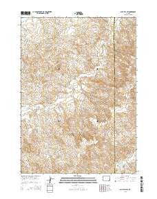 Split Hill SW Wyoming Current topographic map, 1:24000 scale, 7.5 X 7.5 Minute, Year 2015