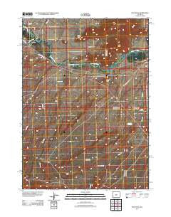 Split Rock Wyoming Historical topographic map, 1:24000 scale, 7.5 X 7.5 Minute, Year 2012