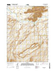 Split Rock Wyoming Current topographic map, 1:24000 scale, 7.5 X 7.5 Minute, Year 2015