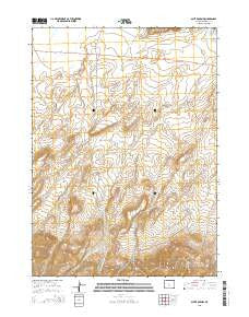 Split Rock NW Wyoming Current topographic map, 1:24000 scale, 7.5 X 7.5 Minute, Year 2015