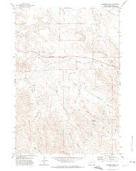 Spotted Horse Wyoming Historical topographic map, 1:24000 scale, 7.5 X 7.5 Minute, Year 1971