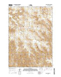 Spotted Horse Wyoming Current topographic map, 1:24000 scale, 7.5 X 7.5 Minute, Year 2015