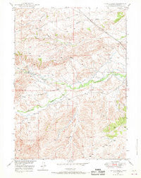 Spring Creek Wyoming Historical topographic map, 1:24000 scale, 7.5 X 7.5 Minute, Year 1949