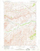 Spring Creek Wyoming Historical topographic map, 1:24000 scale, 7.5 X 7.5 Minute, Year 1949