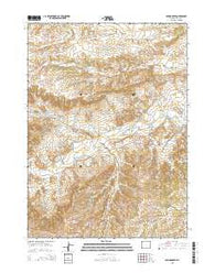 Spring Creek Wyoming Current topographic map, 1:24000 scale, 7.5 X 7.5 Minute, Year 2015