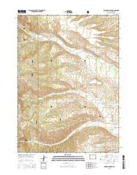 Springman Creek Wyoming Current topographic map, 1:24000 scale, 7.5 X 7.5 Minute, Year 2015