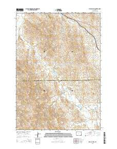 Spyglass Hill Wyoming Current topographic map, 1:24000 scale, 7.5 X 7.5 Minute, Year 2015