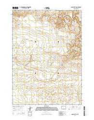 Squaw Butte NE Wyoming Current topographic map, 1:24000 scale, 7.5 X 7.5 Minute, Year 2015