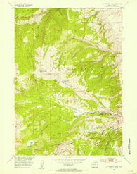 St. Lawrence Basin Wyoming Historical topographic map, 1:24000 scale, 7.5 X 7.5 Minute, Year 1952