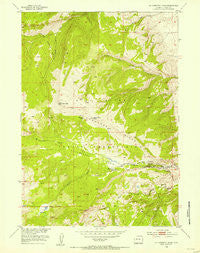 St. Lawrence Basin Wyoming Historical topographic map, 1:24000 scale, 7.5 X 7.5 Minute, Year 1952