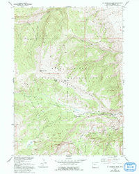 St. Lawrence Basin Wyoming Historical topographic map, 1:24000 scale, 7.5 X 7.5 Minute, Year 1952