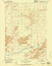 Stampede Meadow Wyoming Historical topographic map, 1:24000 scale, 7.5 X 7.5 Minute, Year 1951