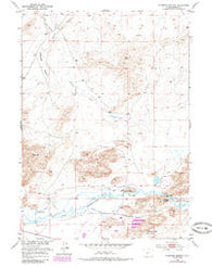 Stampede Meadow Wyoming Historical topographic map, 1:24000 scale, 7.5 X 7.5 Minute, Year 1951