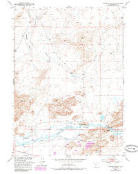 Stampede Meadow Wyoming Historical topographic map, 1:24000 scale, 7.5 X 7.5 Minute, Year 1951