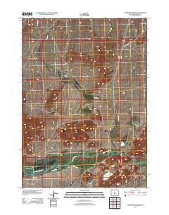 Stampede Meadow Wyoming Historical topographic map, 1:24000 scale, 7.5 X 7.5 Minute, Year 2012