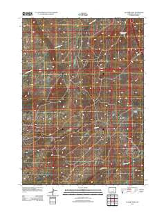 Statzer Point Wyoming Historical topographic map, 1:24000 scale, 7.5 X 7.5 Minute, Year 2012