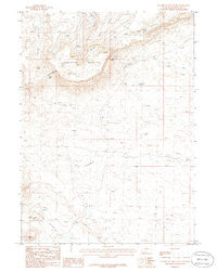 Steamboat Mountain Wyoming Historical topographic map, 1:24000 scale, 7.5 X 7.5 Minute, Year 1986