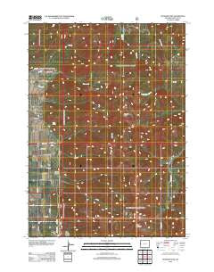 Stewart Peak Wyoming Historical topographic map, 1:24000 scale, 7.5 X 7.5 Minute, Year 2012