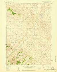 Stinking Water Creek Wyoming Historical topographic map, 1:24000 scale, 7.5 X 7.5 Minute, Year 1959