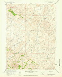 Stinking Water Creek Wyoming Historical topographic map, 1:24000 scale, 7.5 X 7.5 Minute, Year 1959