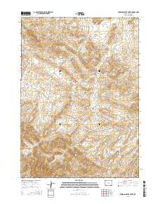 Stinking Water Creek Wyoming Current topographic map, 1:24000 scale, 7.5 X 7.5 Minute, Year 2015
