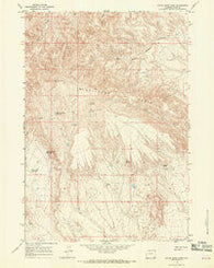 Stone Barn Camp Wyoming Historical topographic map, 1:24000 scale, 7.5 X 7.5 Minute, Year 1966